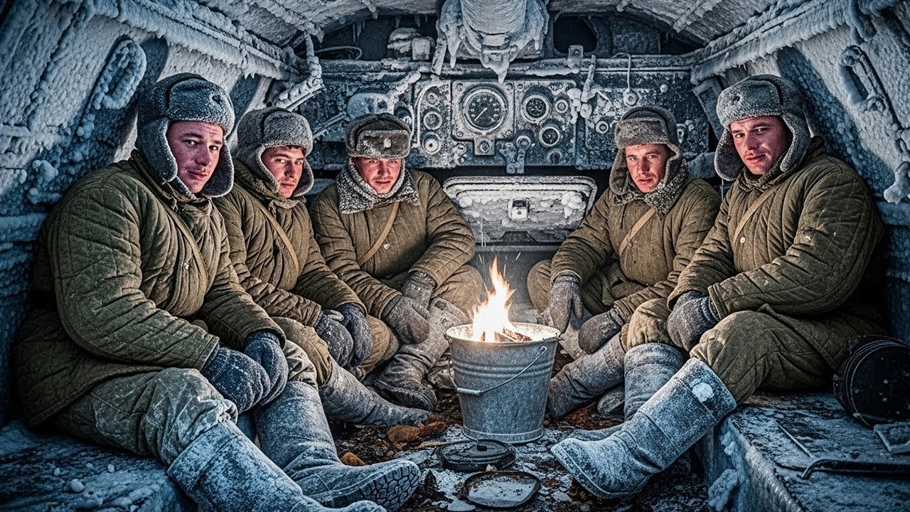 Jak přežily sovětské tankové osádky teploty -40°C uvnitř tanku T-34?