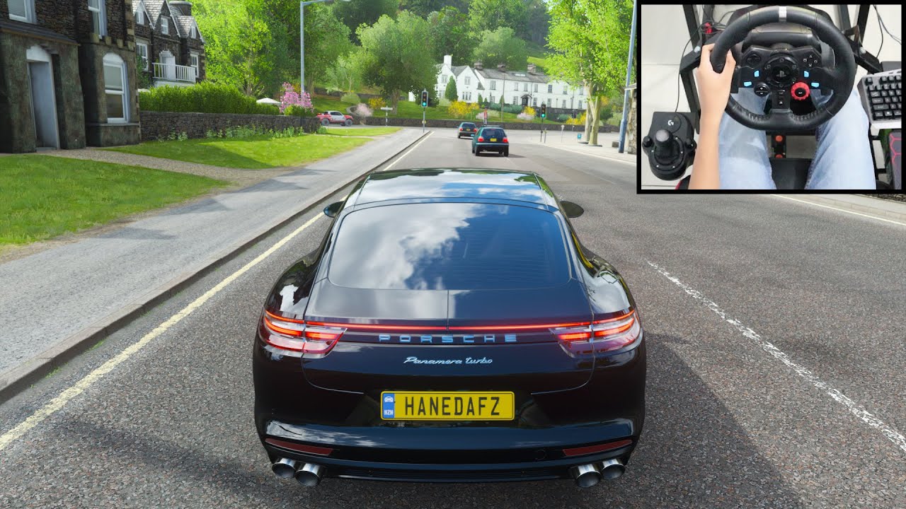 Porsche Panamera Turbo - Forza Horizon 4 | Logitech g29 gameplay