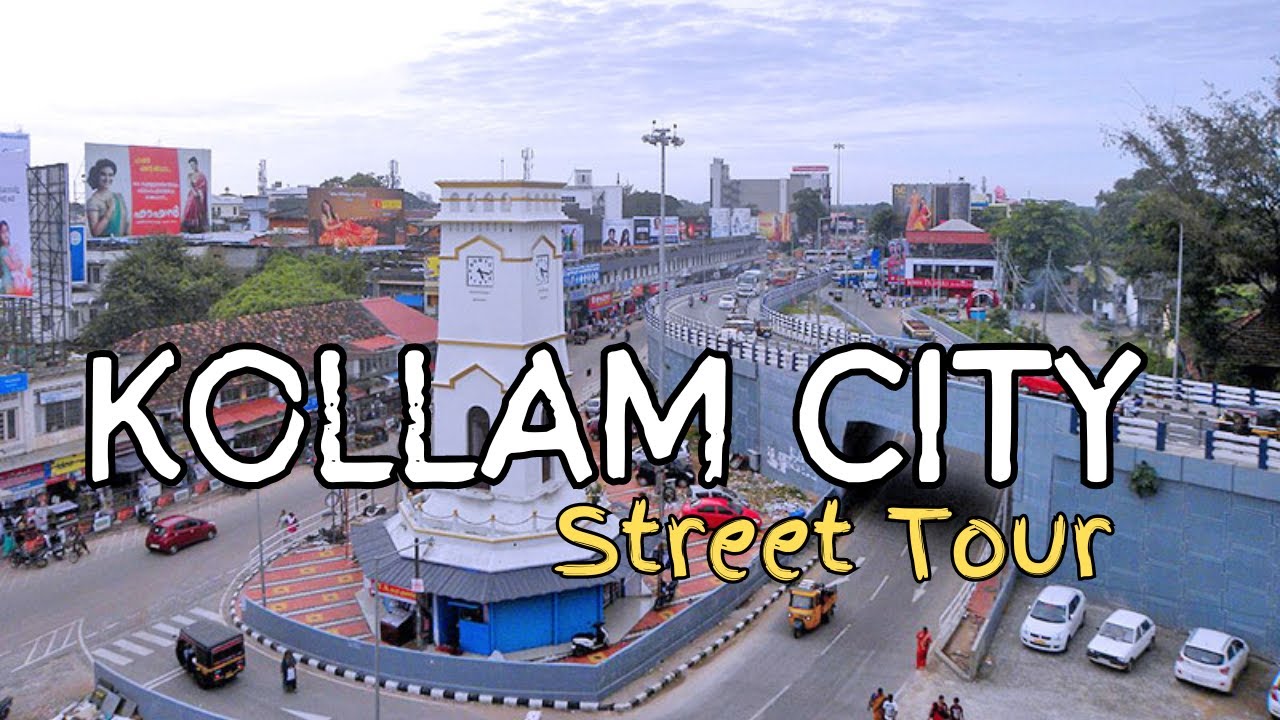 KOLLAM CITY WALKING TOUR || KSRTC BUS STAND || SHOPS & MALLS