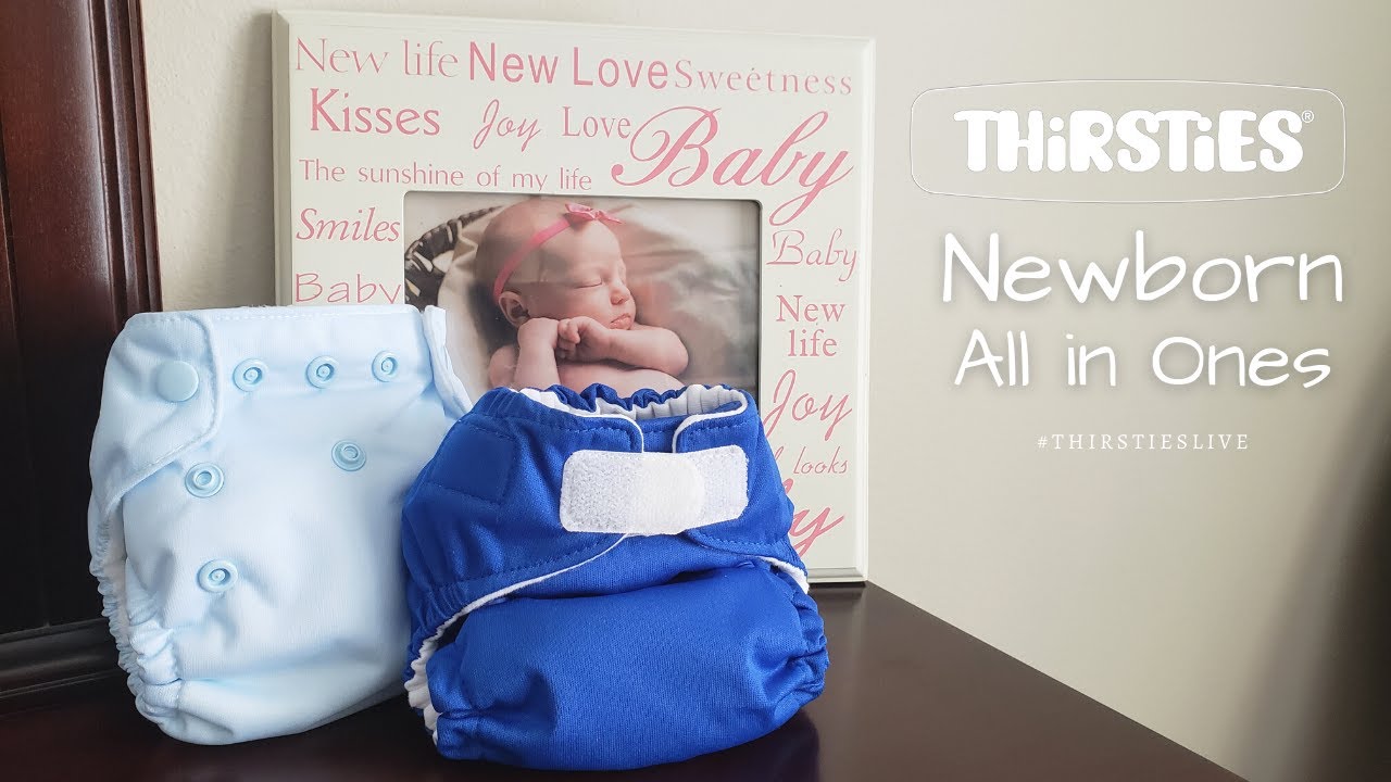 Thirsties Newborn All in Ones