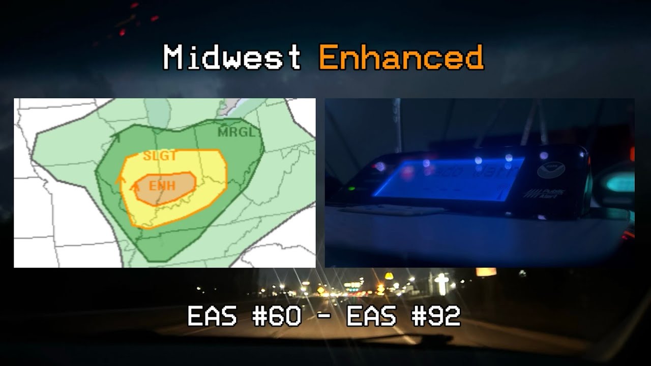 Midwest Enhanced Risk | Severe Weather Compilation EAS #60 - #92 (2/19/26)