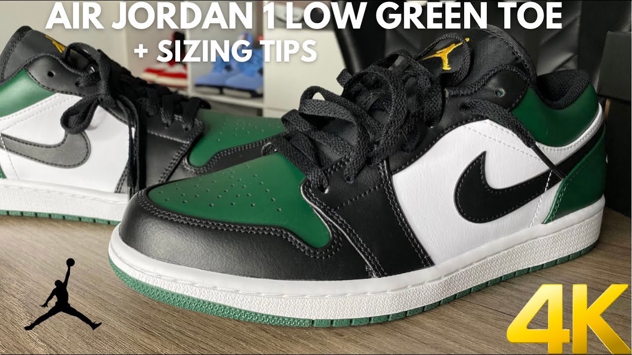 Обзор кроссовок Air Jordan 1 Low Green Toe
