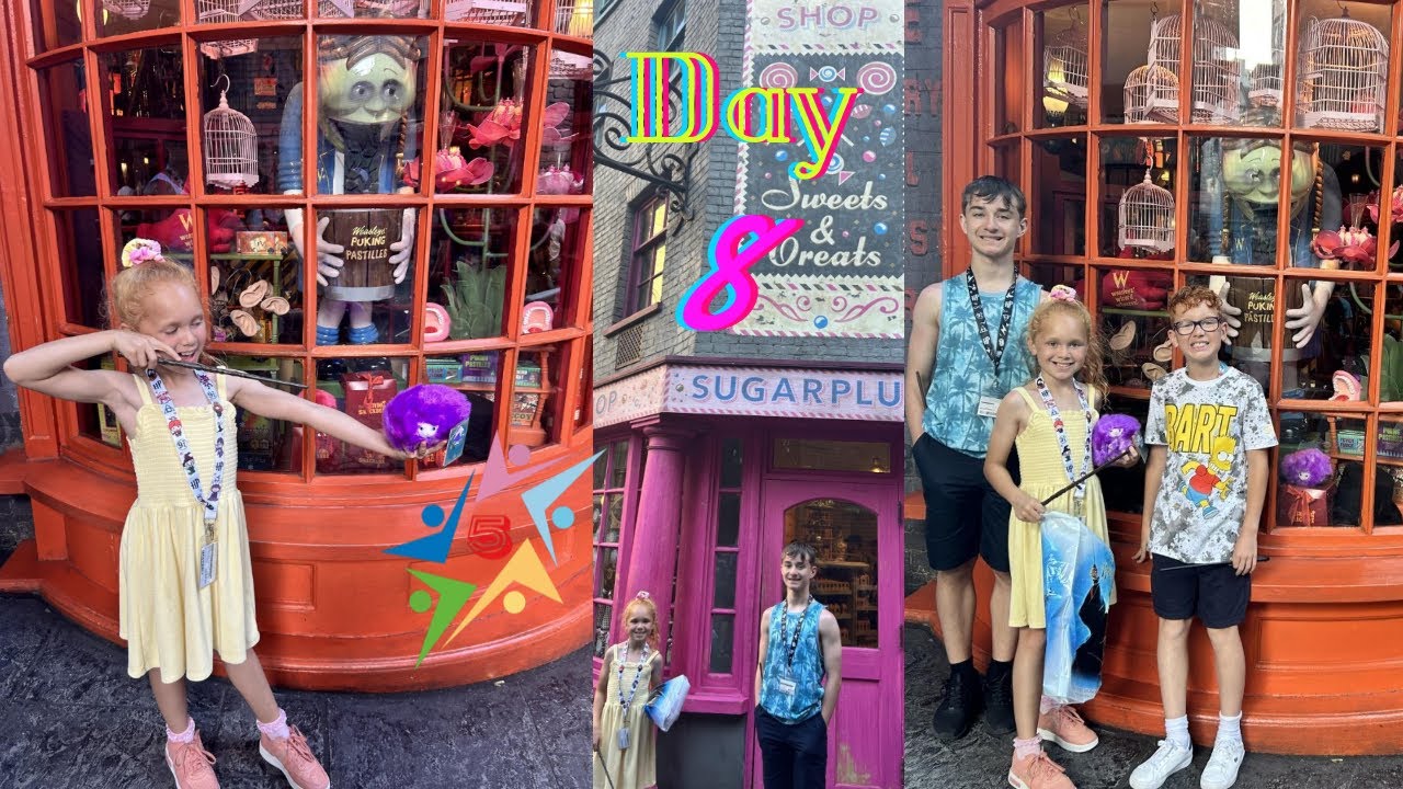 Day 8 - I-drive and I-trolley passes - iHop pancakes - Universal Studios - Margaritaville nachos!