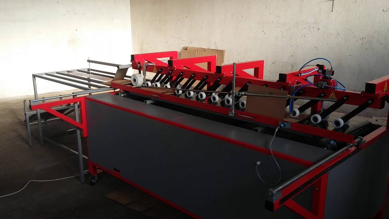 Klebemaschine,Gluing and folding box machine , Sklejarka do opakowań kartonowych klapowych