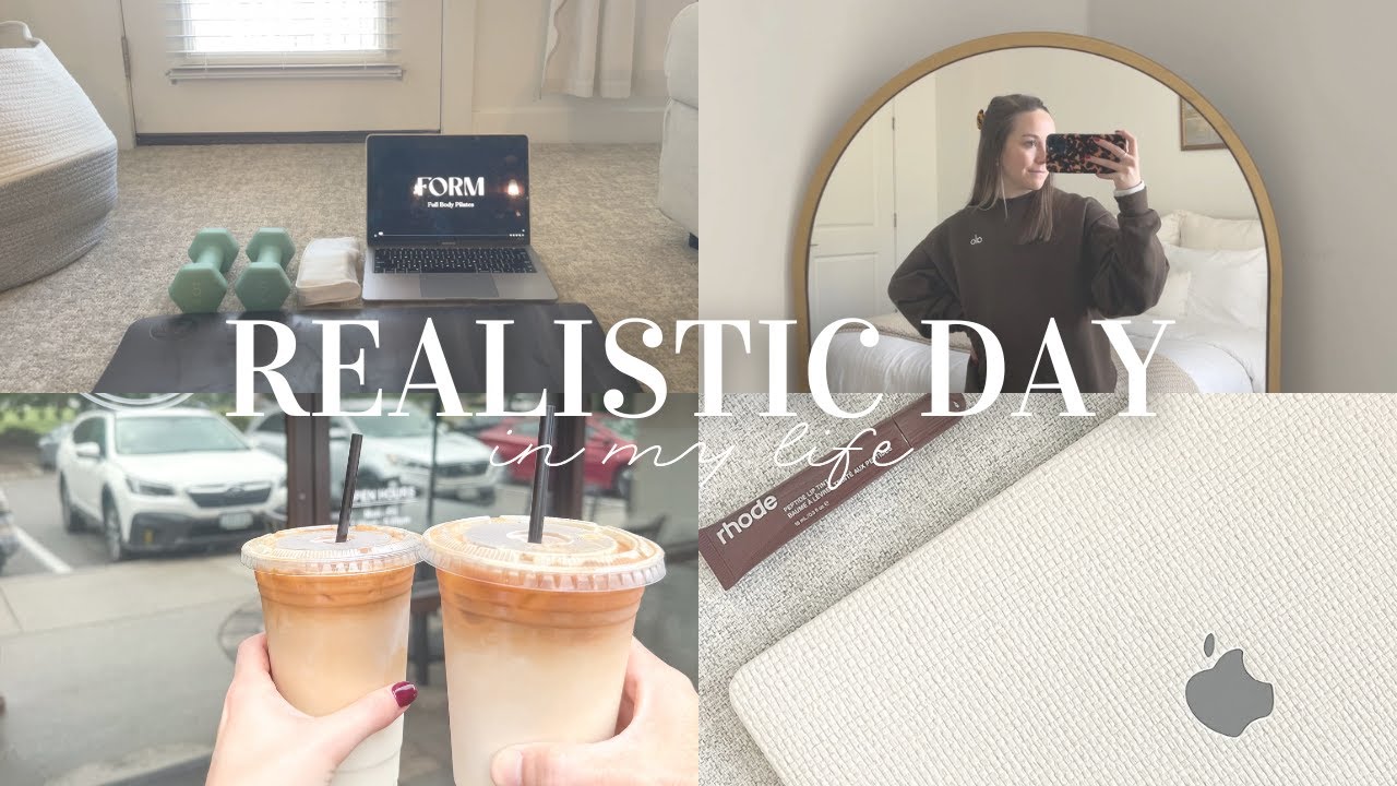 REALISTIC DAY IN MY LIFE: day off, errands, 2026 goals, and balancing work with social media