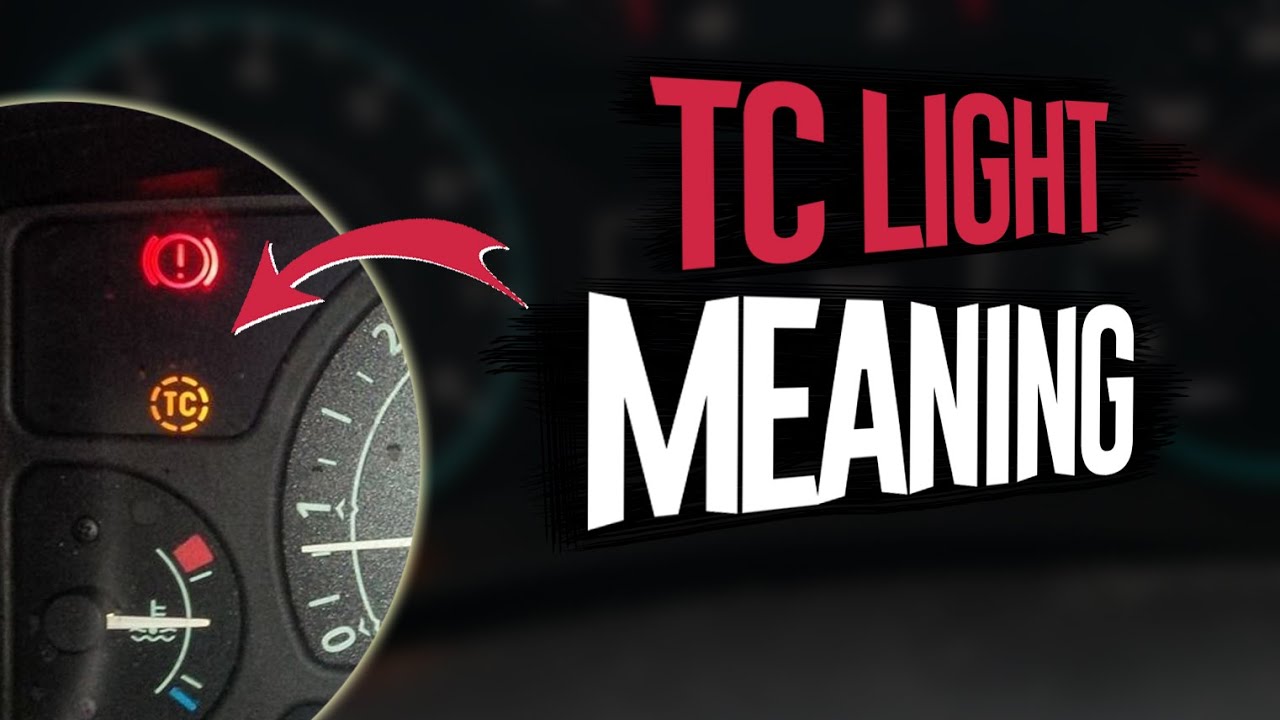Что означает TC на автомобиле? Почему горит индикатор TC на панели приборов?