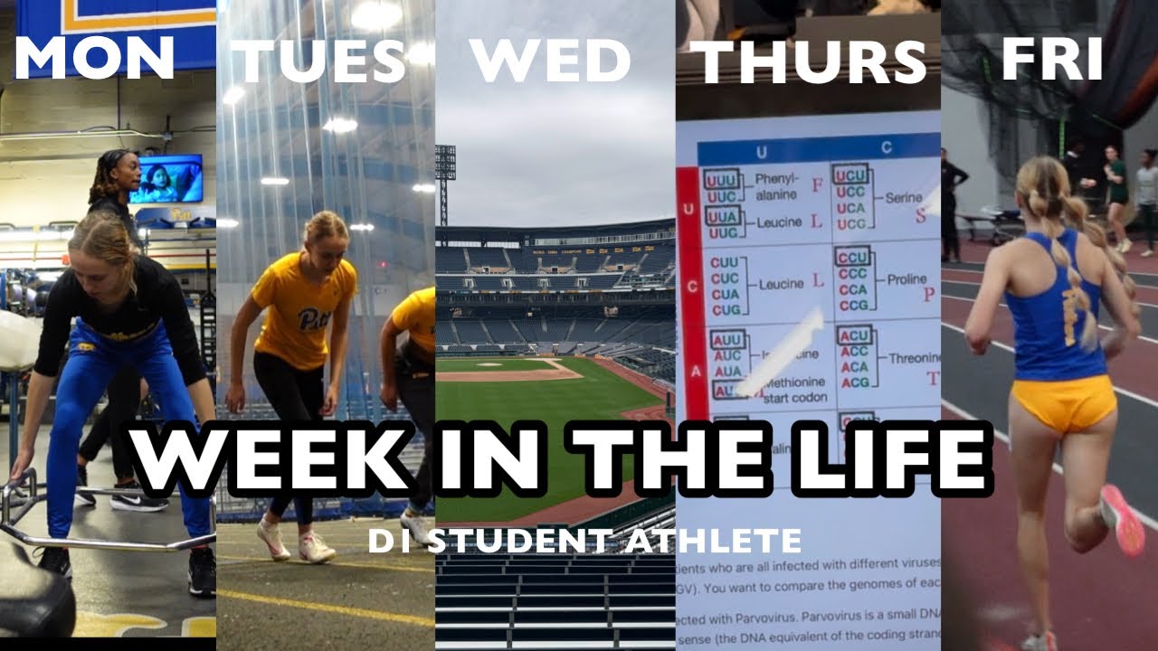 D1 ATHLETE WEEK IN THE LIFE // track and field meet week