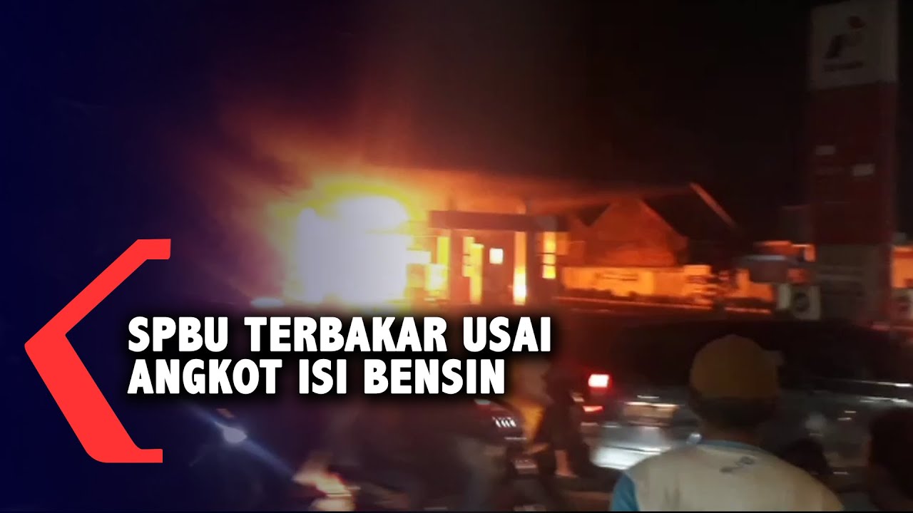 SPBU Terbakar Usai Angkot Tiga Kali Isi Bensin