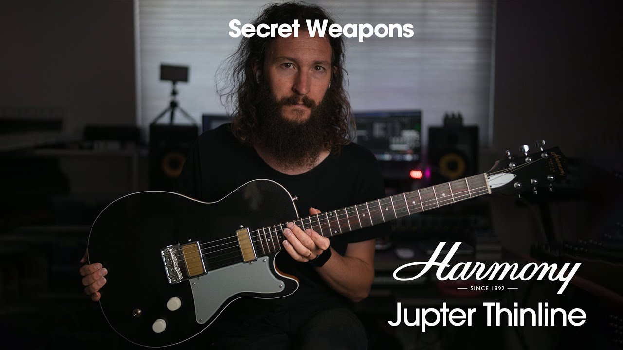 The Lightest Guitar I Own Sounds HUGE! Harmony Jupiter Thinline | Secret Weapons Demo & Review