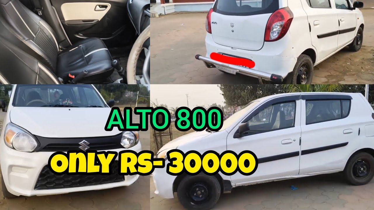 ALTO 800 Car only Rs-30,000 Second Hand Car Tripura 
