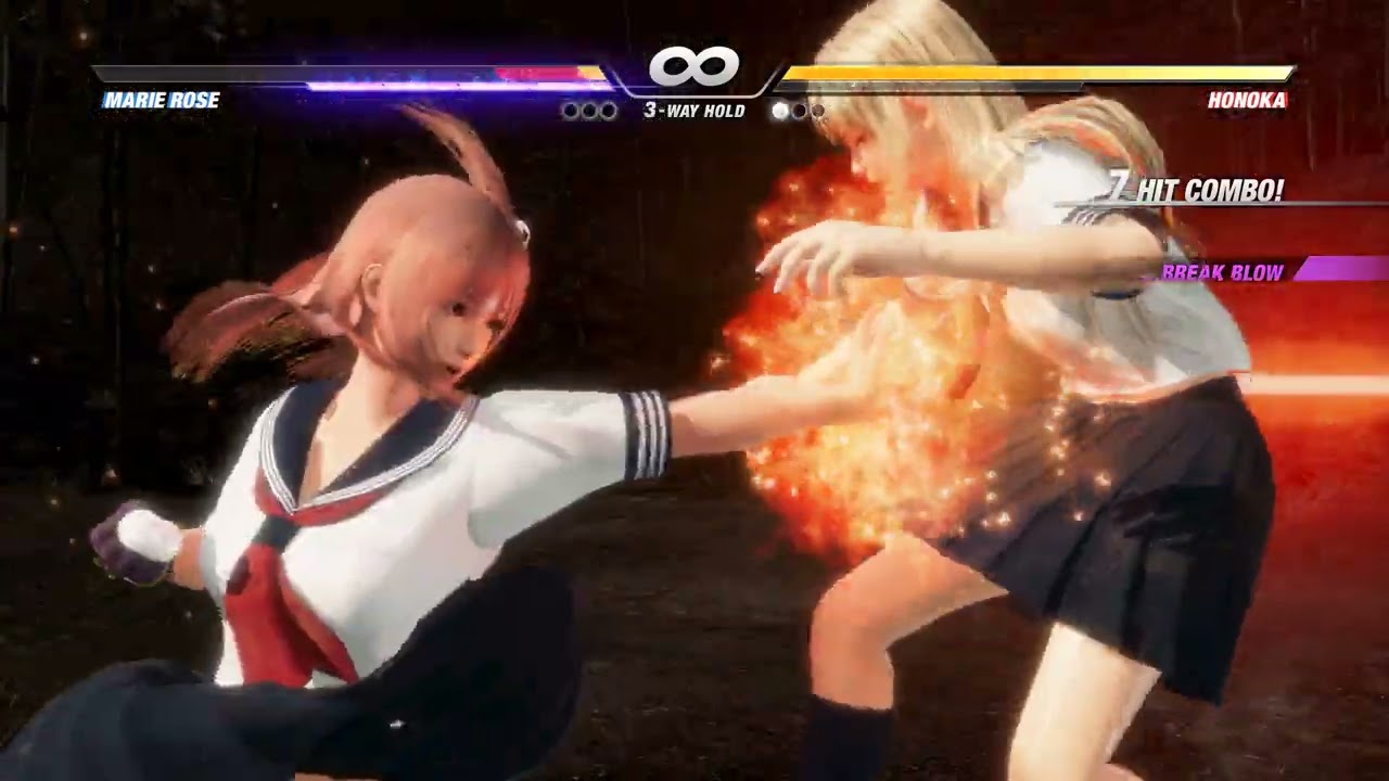 DOA6 ほのか vs マリー・ローズ[※リョナ注意]