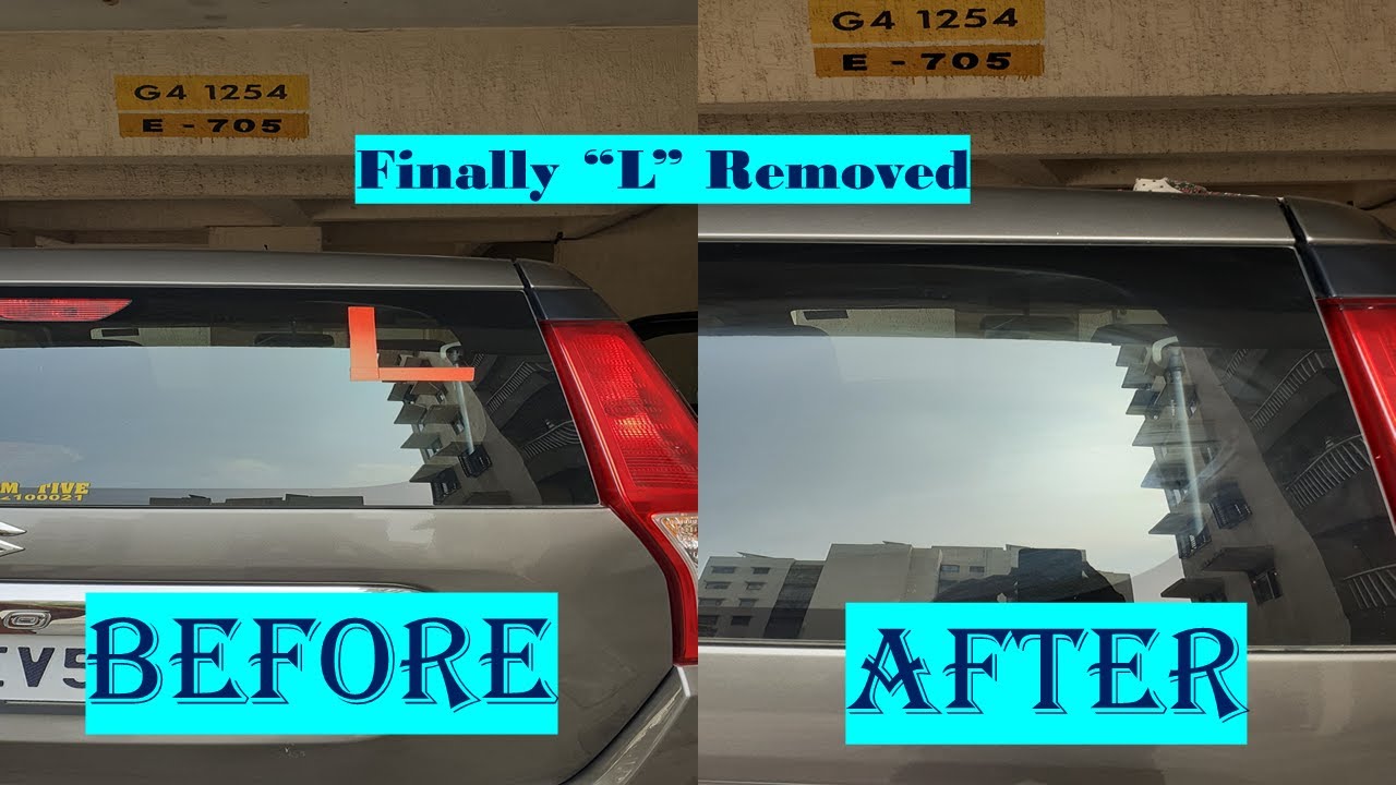 Car Ke Glass Par Lagaya Hua 
