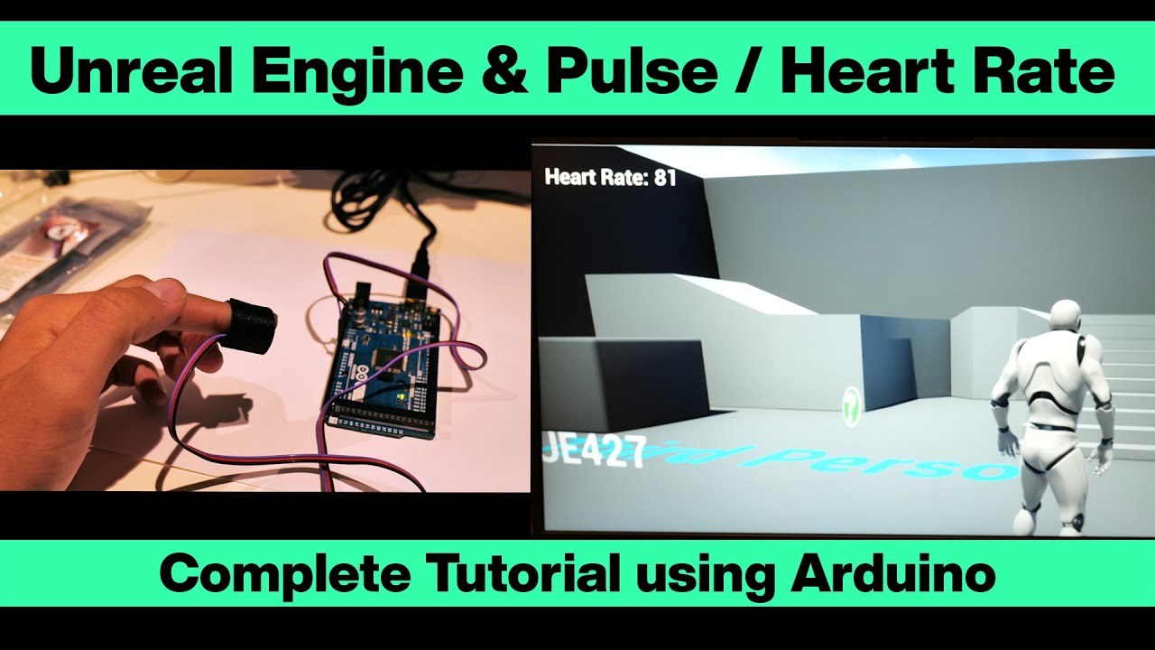 Unreal Engine и Arduino — ЧСС/пульс в виджет — полное руководство