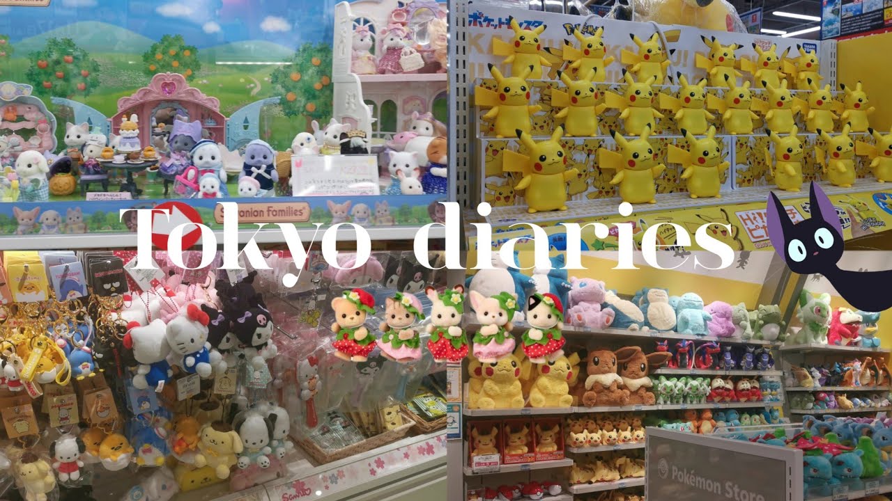 ☘️ toy shopping in tokyo akihabara, studio ghibli, sanrio, sylvanian families, pokemon & more