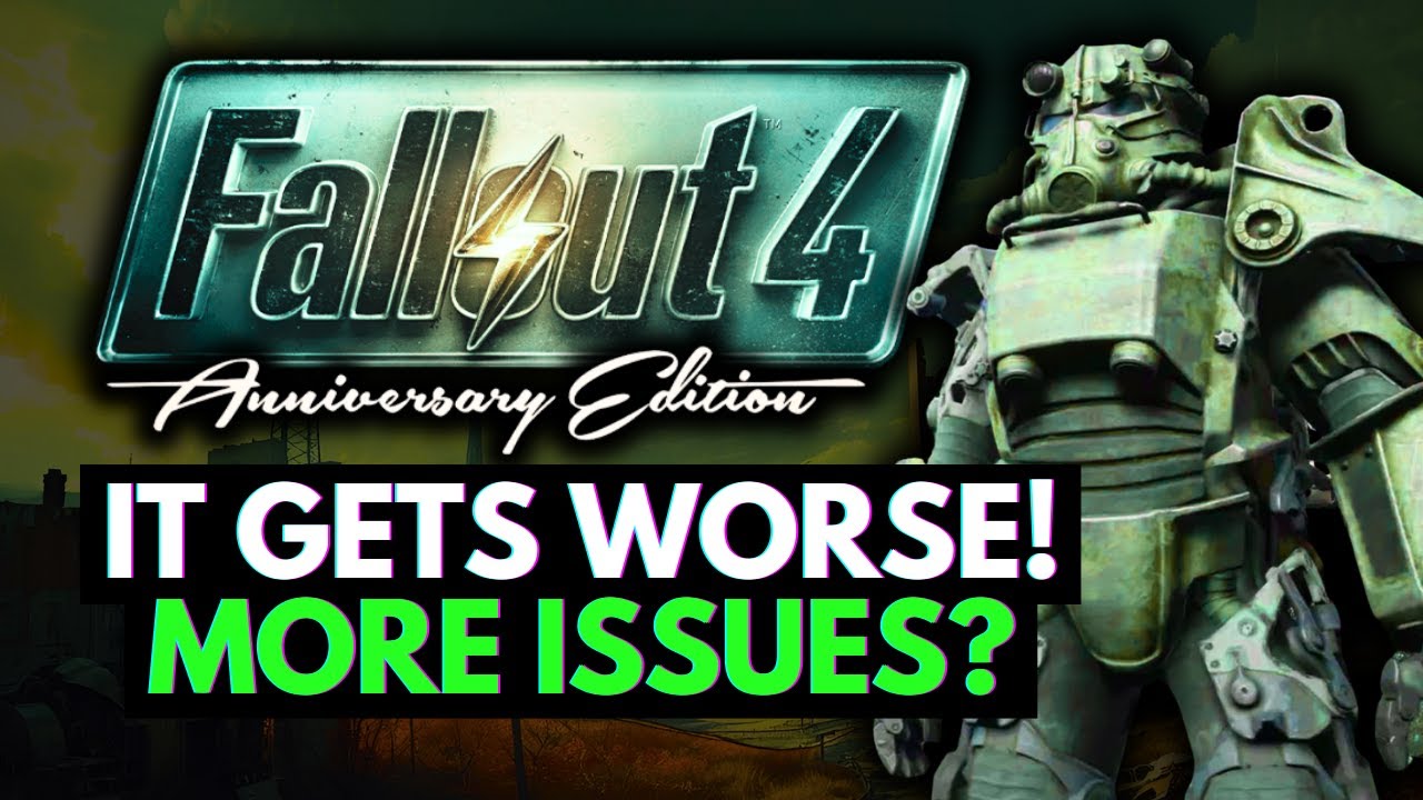Fallout 4 Anniversary Edition — становится ещё хуже! Проблемы с производительностью и сбои!