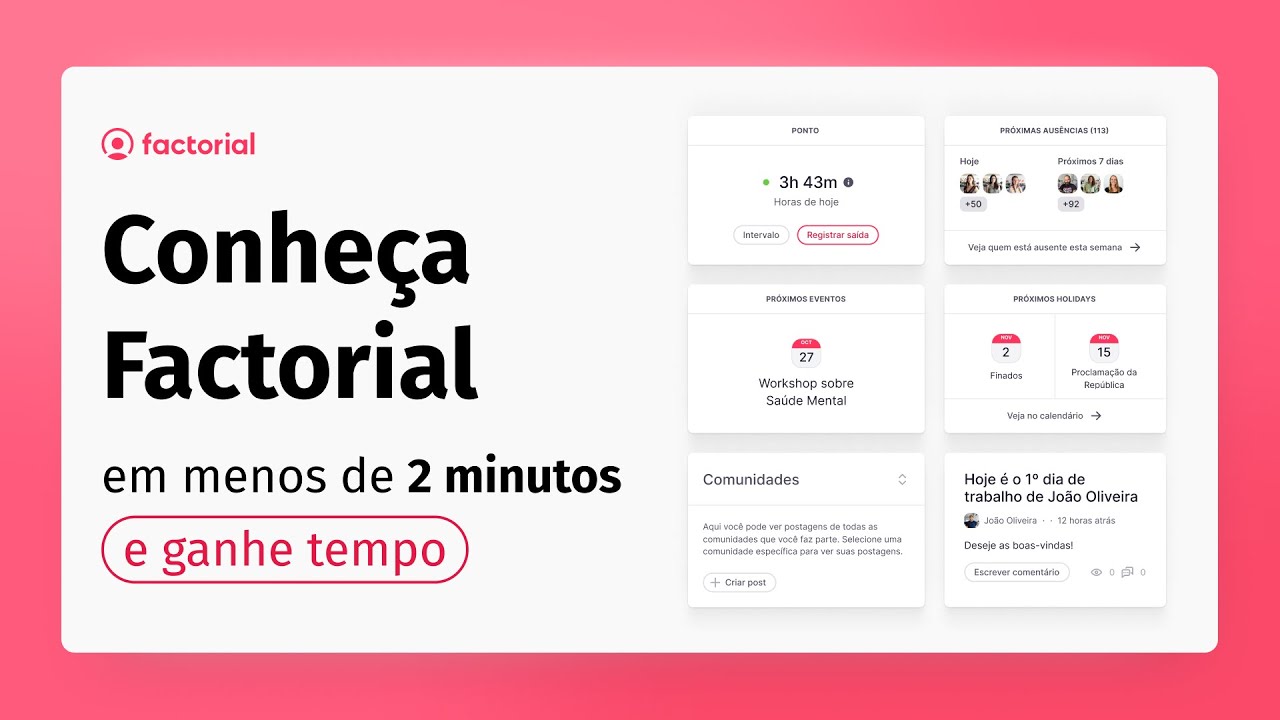 Conheça Factorial: o software de RH e DP mais completo do Brasil