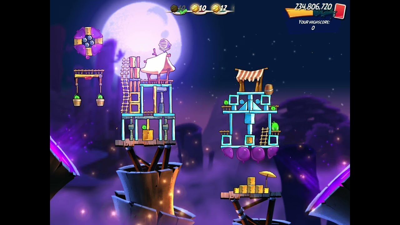 MEBC with 2 Bonus Birds, 12 rm - No Red,Blues,Chuck,Hal - Mighty Eagle Bootcamp, Angry Birds 2  