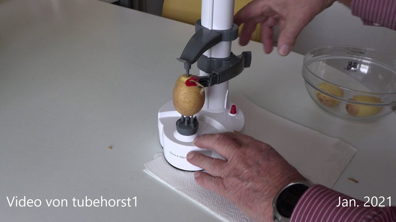 Unsere neue elektrische Kartoffelschälmaschine, von tubehorst1