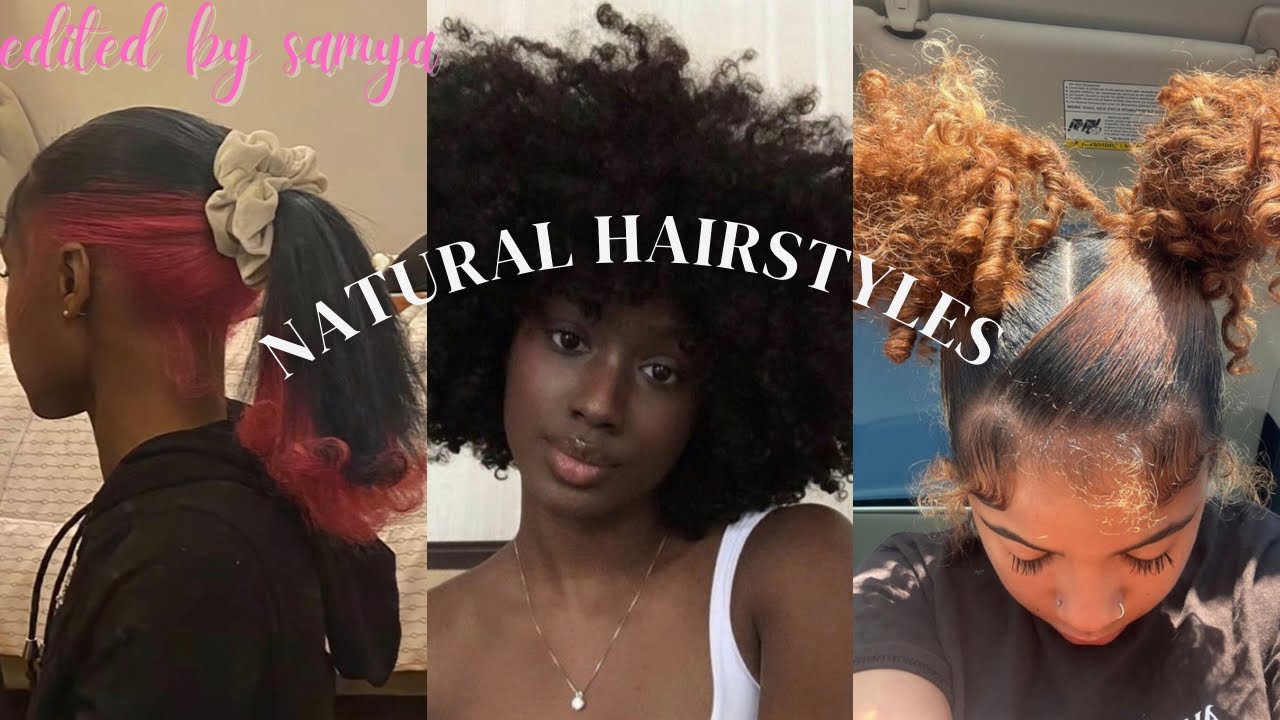 natural hairstyles on black tiktok | #blacktiktok #tiktok