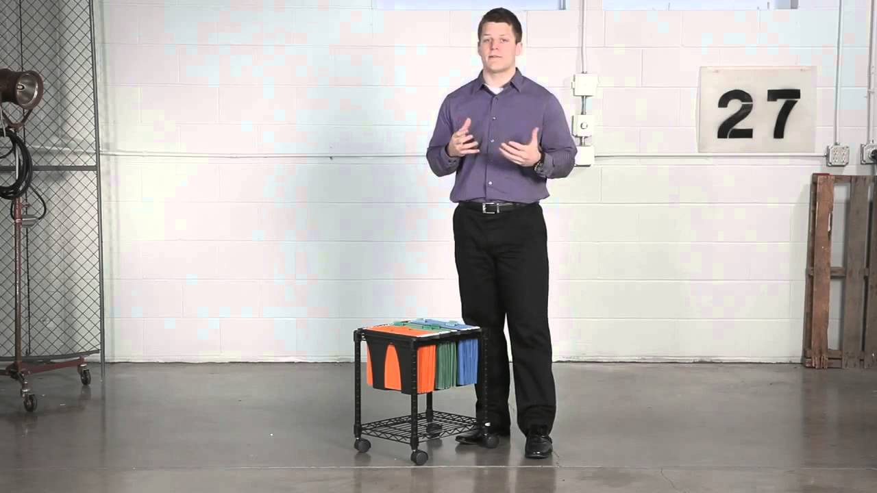 Safco Wire File Cart with Tubs