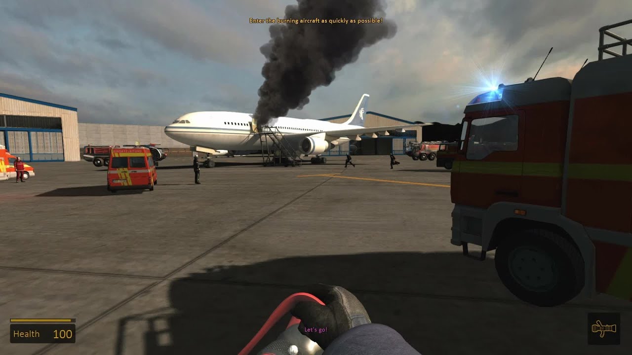 Airport Firefighter Simulator 2015 - Пожар в салоне!