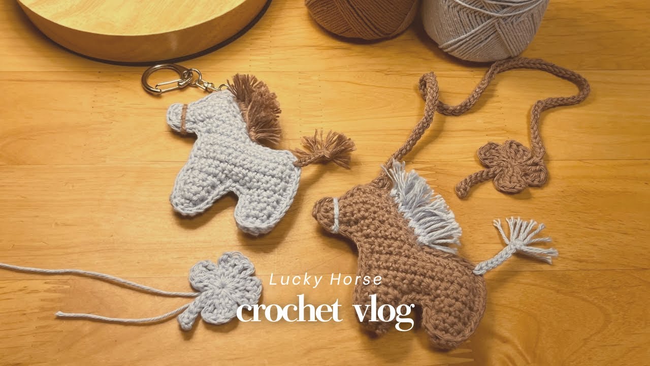 きっとうまくいく🐎｜時間がない毎日でも、編み物をcrochet vlog