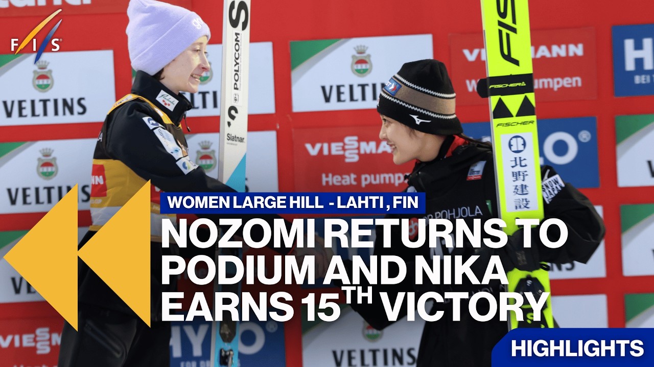 Nika nearing the Crystal Globe as she secures her 16th victory! | Highlights | FIS Ski Jumping