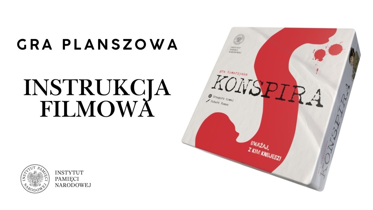 &bdquo;KONSPIRA&rdquo; &ndash; nowa planszowa gra towarzyska z historią Wrocławia w tle [instrukcja filmowa]