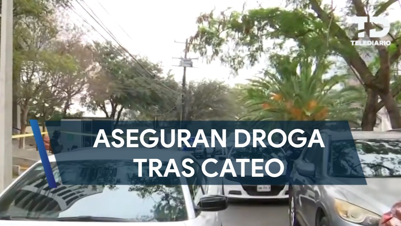 Catean departamento por narcomenudeo en colonia San Jerónimo en Monterrey
