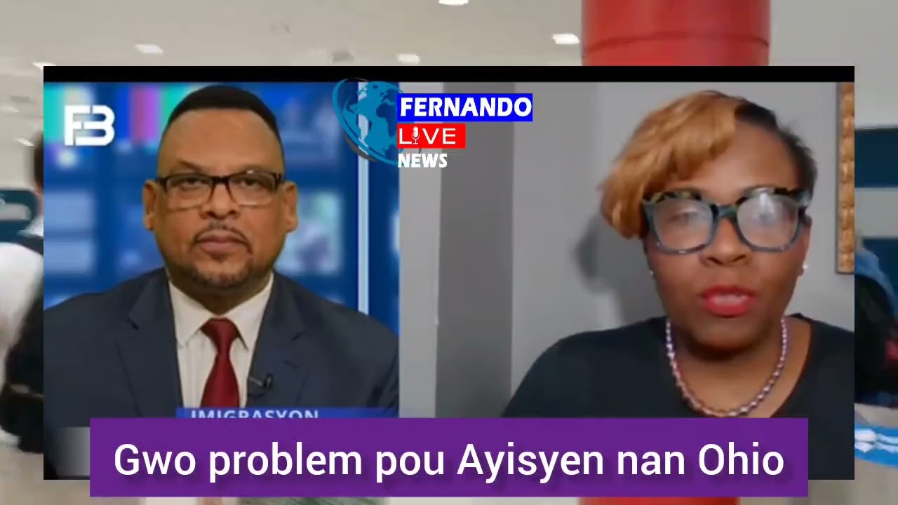 🔥🇺🇸🇭🇹🔥🇭🇹🚨⛳ Gwo problem pou Ayisyen nan Ohio. Koute Jounalis Valerio Saint Louis ak envite li