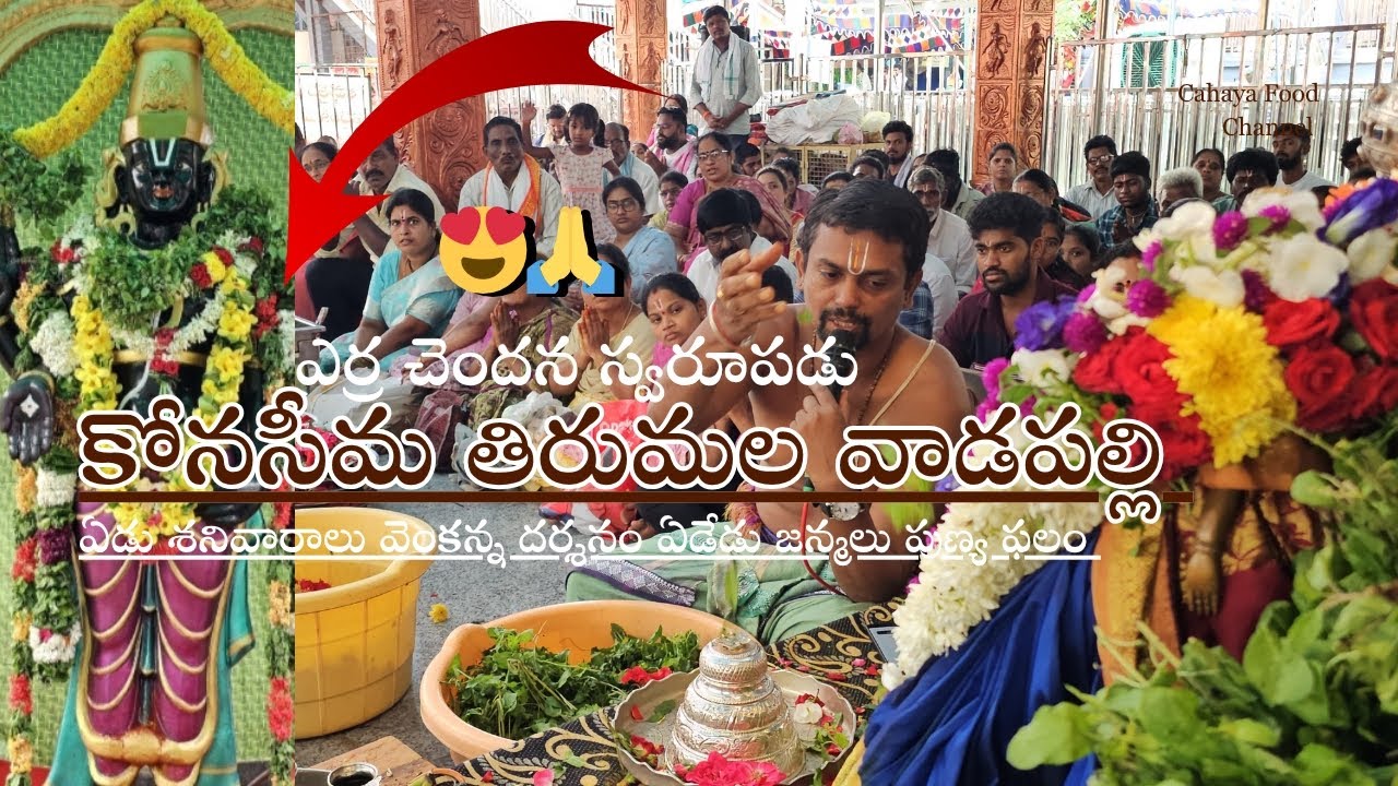 ఎర్ర చెందన స్వరూపడు 🙏||కోనసీమ తిరుమల వాడపల్లి||##longvideo #viralvideo #vadapalli#venkateswaraswamy 