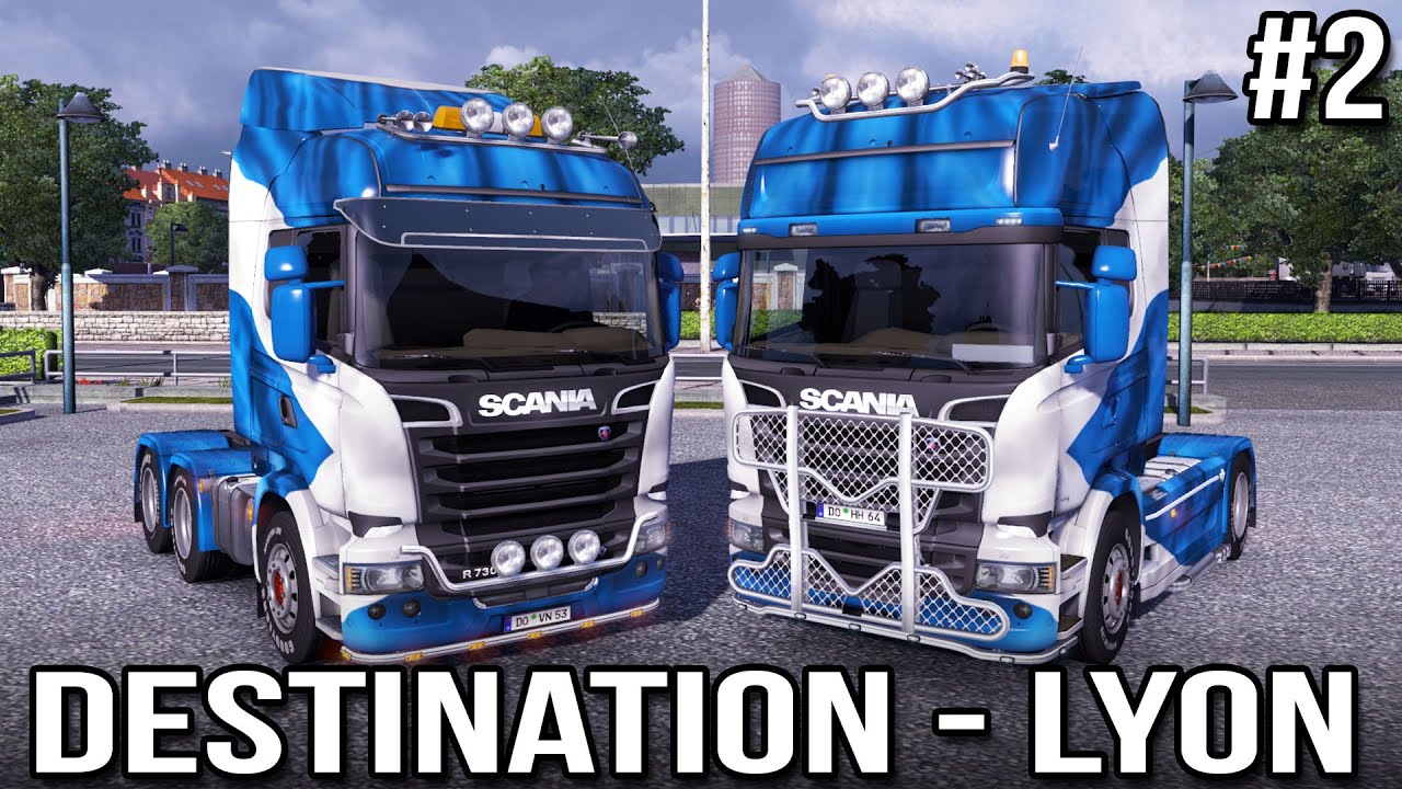 Destination - Lyon! with Keralis | Ep 2 of 3 | Euro Truck Simulator 2 Multiplayer
