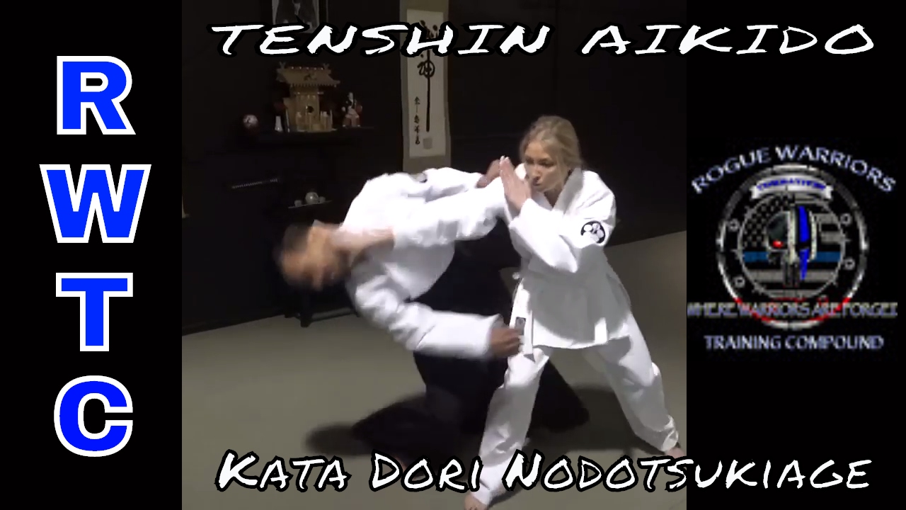 Горячая девушка занимается АЙКИДО - Ката Дори Нодоцукиаге #takeaikidoback