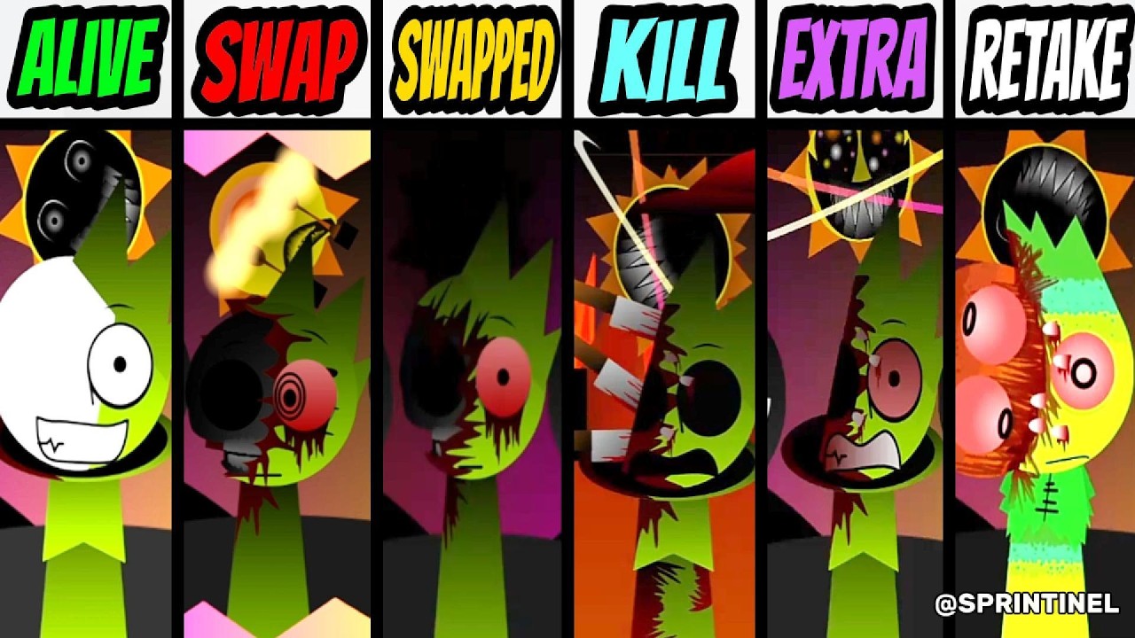 Sprunki Double date Shifted - Alive Vs Swap Vs Swapped Vs Kill Vs Extra Vs Retake