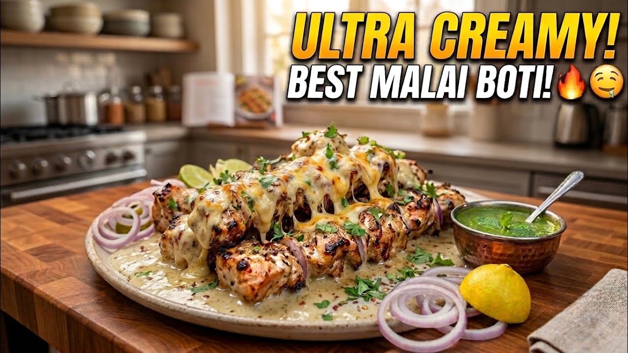 Tandoori Chicken Malai Boti recipe 😋 | OMG aaj ye kya ban gya jisko khaa kr sabko maza aagya 😳🤤