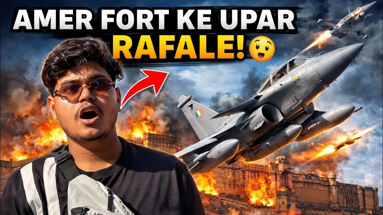 Amer Fort Ke Upar Rafale! 😱 full Vlog
