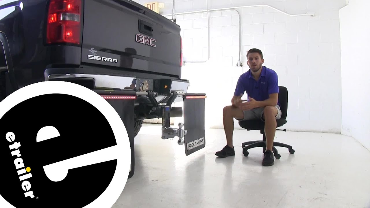 etrailer | Detailed Breakdown of the Tail Light Bars for Rock Tamers Mud Flaps