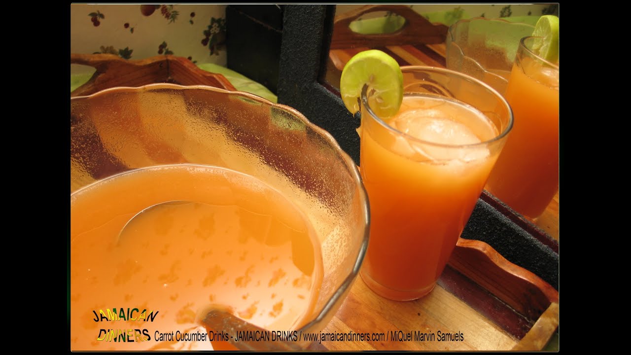 CARROT CUCUMBER DRINKS