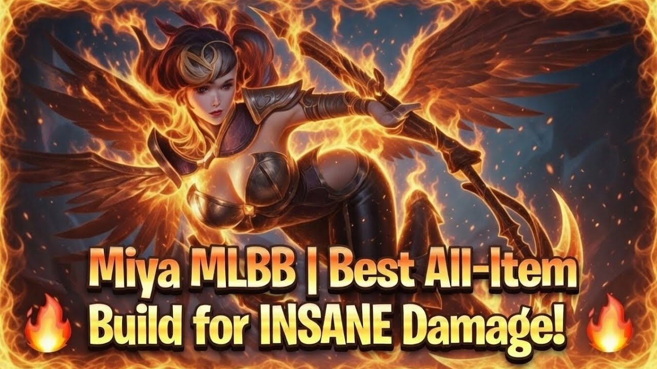 🔥 Miya MLBB | Best All-Item Build for INSANE Damage! 💥 || MIYA OVERDRIVE MODE GAMEPLAY