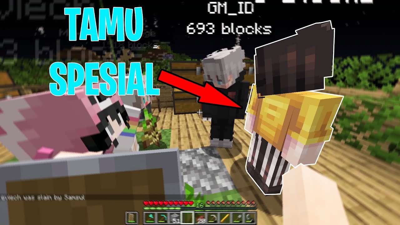 ADA TAMU SPESIAL DI ONE BLOCKNYA @PakGM !! | MINECRAFT ONE BLOCK INDONESIA.