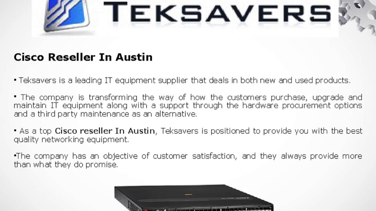 Teksavers &ndash; The Best Place to Buy Used Network Equipment
