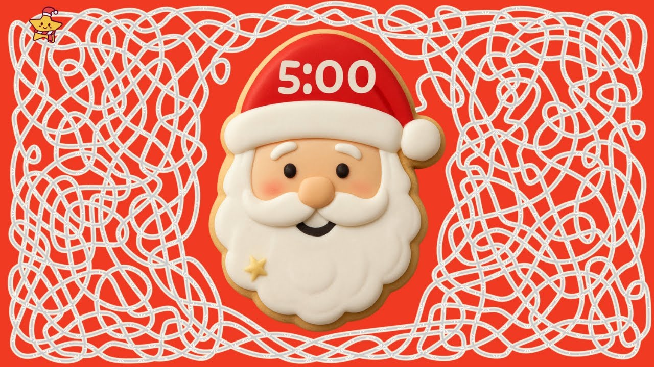 5 Minute Timer Bomb CHRISTMAS SANTA CLAUS COOKIE