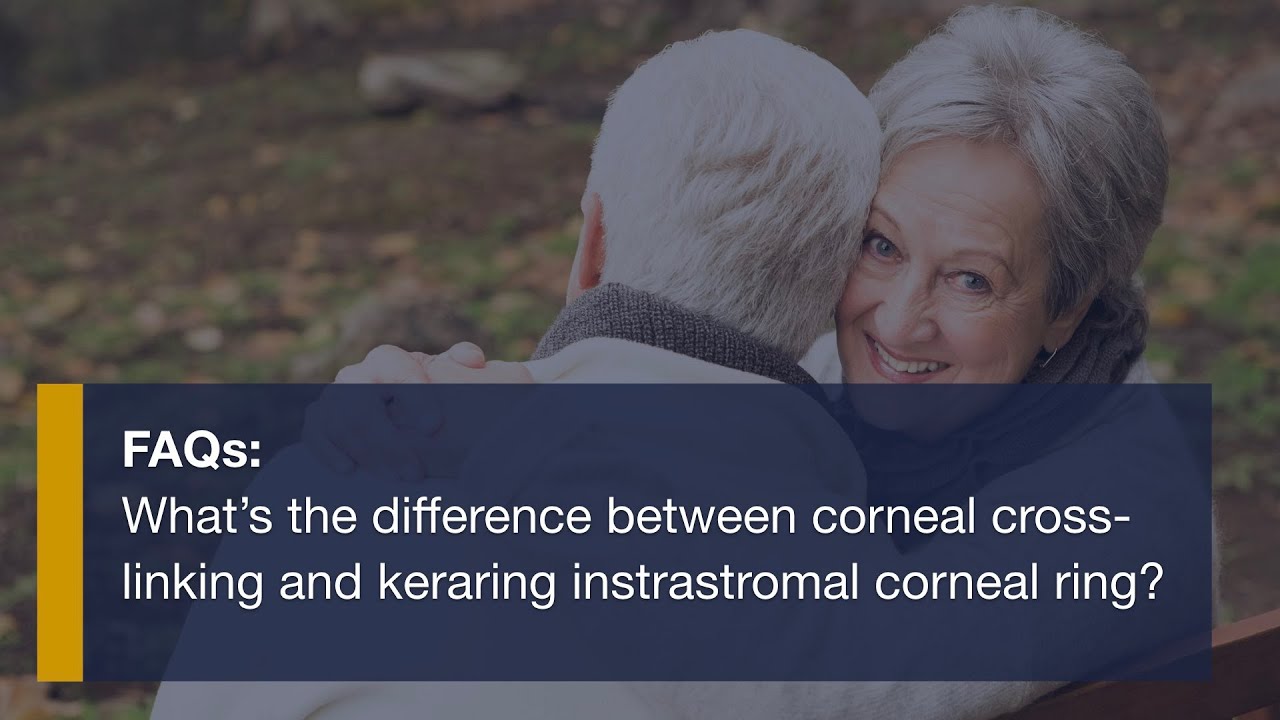 What's the difference between corneal cross linking and keraring instrastromal corneal ring?