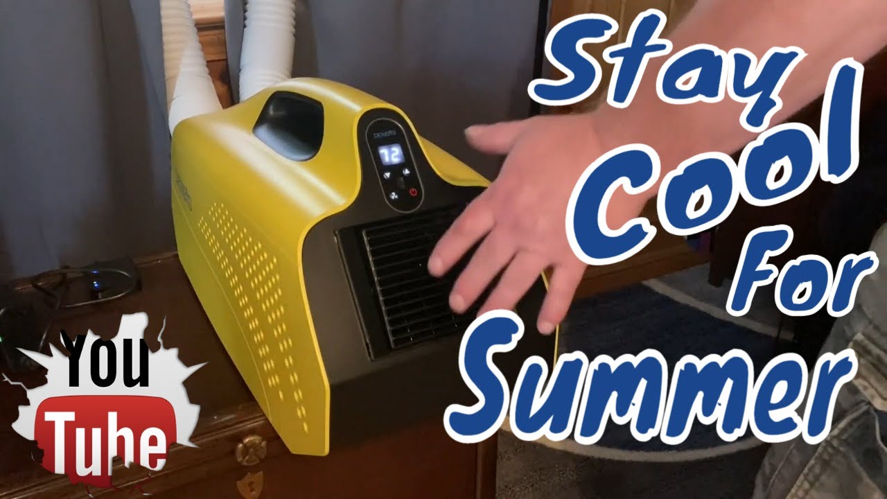 Denbig Portable Air Conditioner First Test | Off Grid | Camping | Van Life | Is It Cold?
