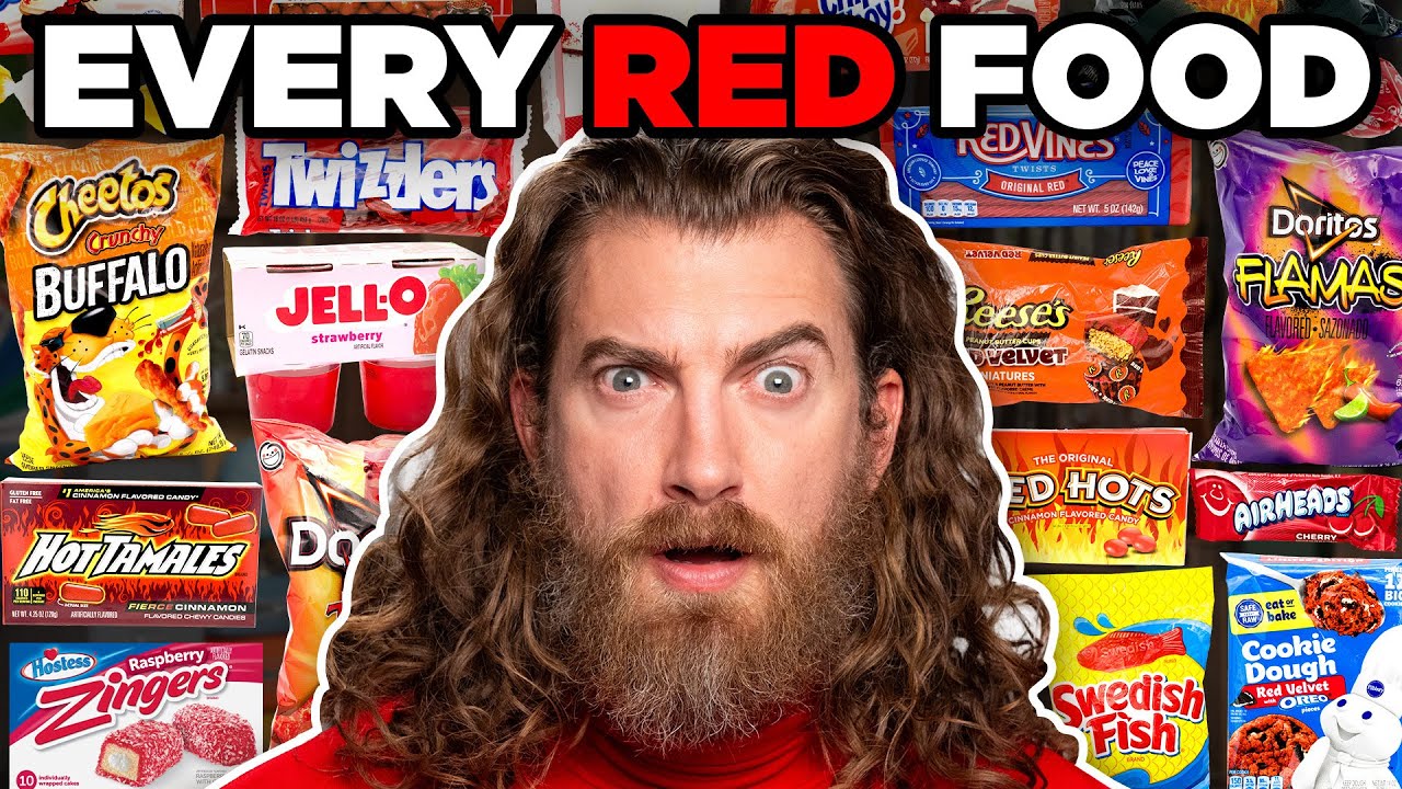 We Tried EVERY Red Food