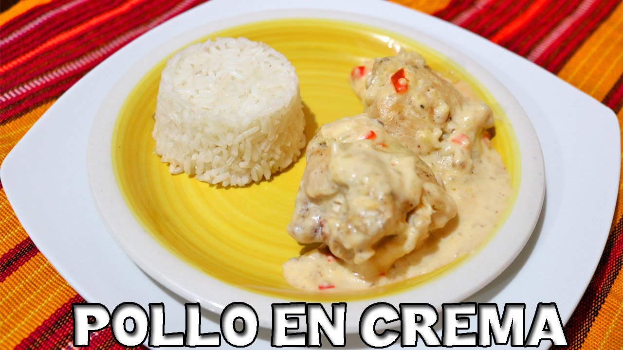 Como preparar un delicioso POLLO EN CREMA  - RECETA CHAPINA - F&Aacute;CIL Y R&Aacute;PIDO