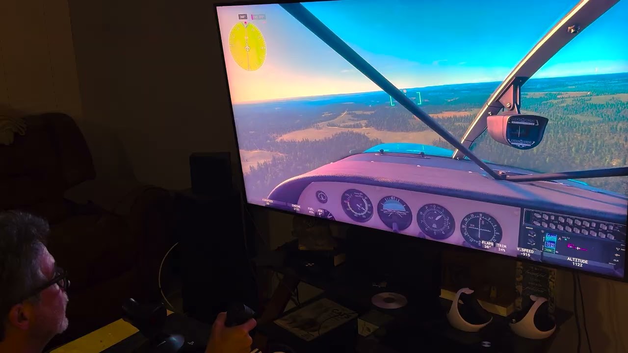 Flying to Sunburst Ranch
