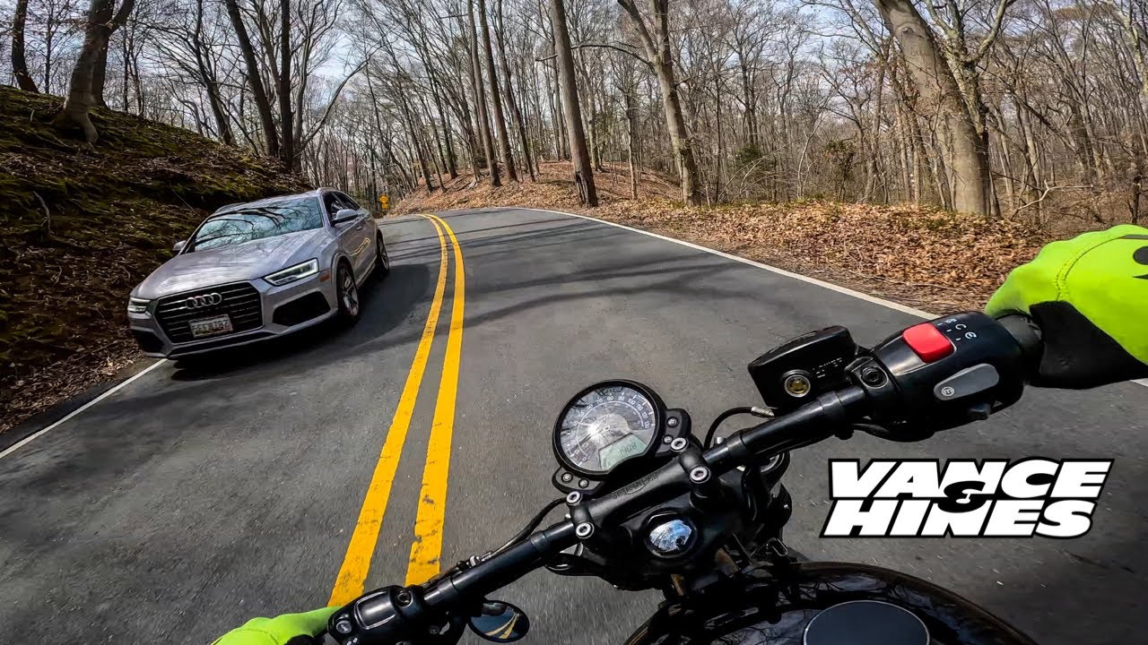 Raw Exhaust Sound Coffee Ride | Triumph Bobber
