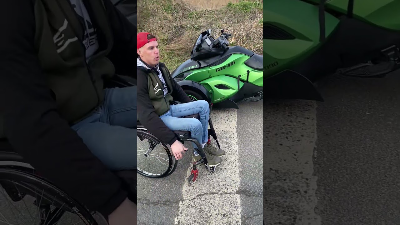 Sa réaction après son accident qui le rend paraplégique