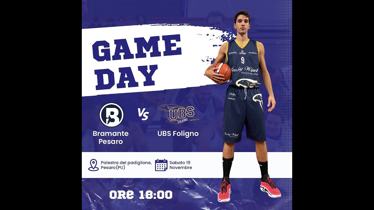 8^ giornata campionato serie C Gold: Bramante Pesaro - UBS Foligno